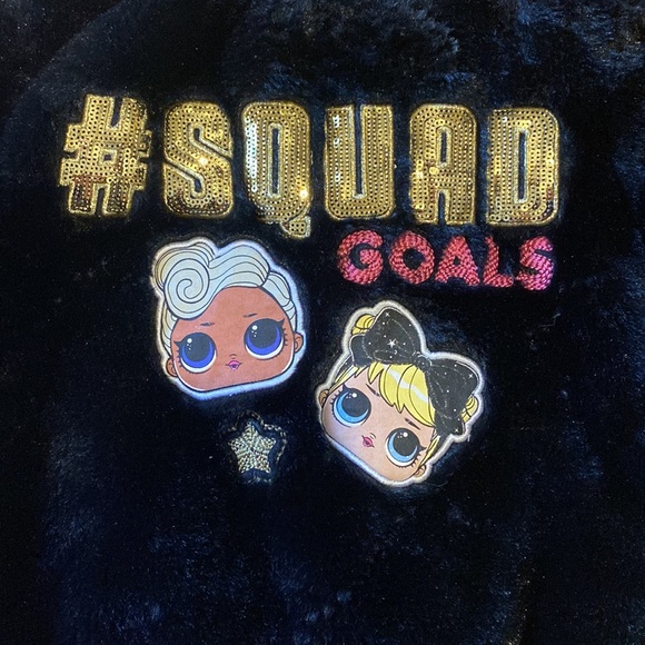 L.O.L Surprise! Faux Fur Jacket 4T - Picture 4 of 5